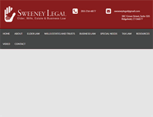 Tablet Screenshot of legalsweeney.com